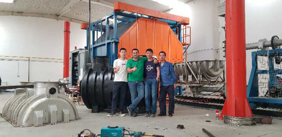 ซื้อ Plastic Product Making Machine Shuttle Rotomolding Machine In China Plastic Hollow Forming Machine การผลิตออนไลน์