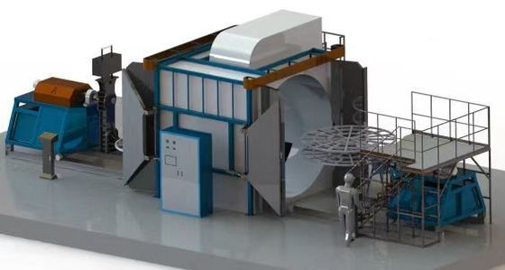 ซื้อ เครื่องทำความร้อนไฟฟ้า / แก๊ส Roto Moulding 3 เฟส 380V 50Hz การผลิตออนไลน์