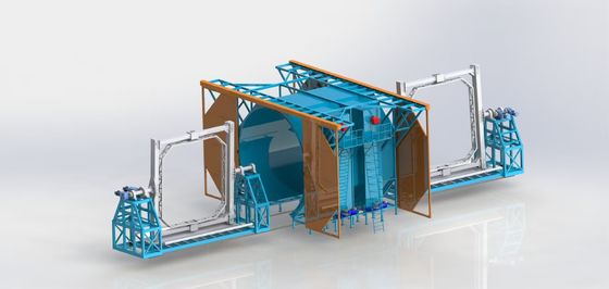 ซื้อ Electric Shuttle Type Rotomolding Machine For Large Water Tower การผลิตออนไลน์