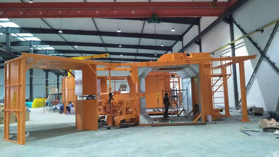 Tower Roto Molding Machines ，Three-arm rotaty molding machine，Plastic forming machineFree-standing turret rotoplastic machine，